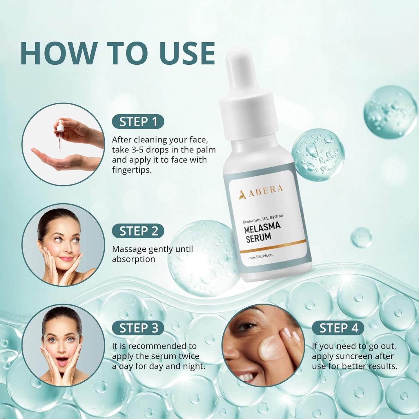 Abera Brightening Serum (3 Boxes)