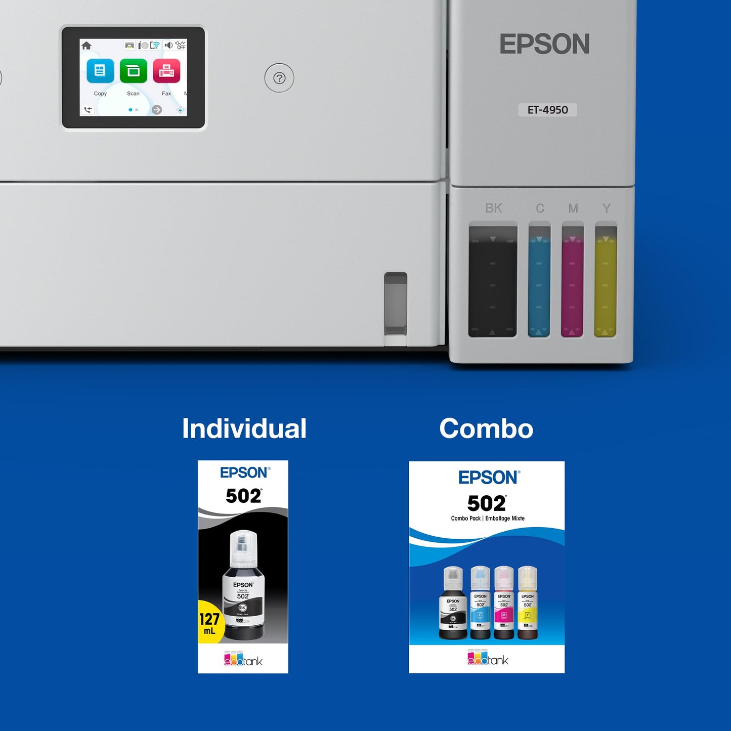 Epson T502 Pigment Black Ink Bottle