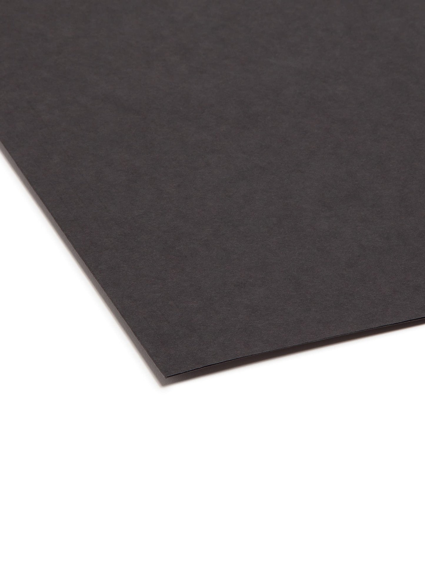 Smead 15364 File Folder, Legal, 1/2-Cut, 2 Reversible Tab, Black, 100 Per Box