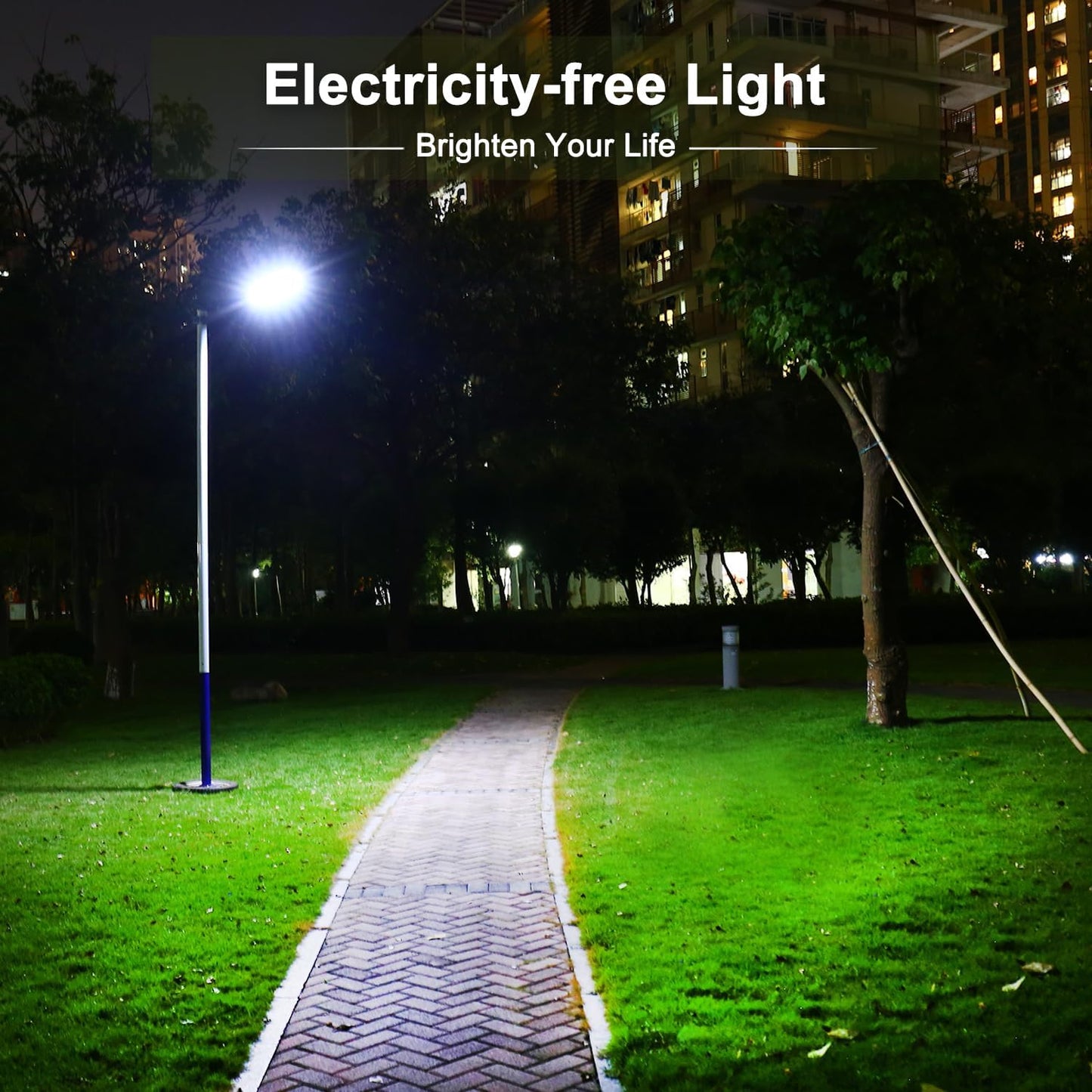 Baiston Solar Street Lights Outdoor： 2 Pack, 3000LM LED, 240° Wide Angle Security Light, Motion Sensor, Dusk to Dawn, Waterproof, 8000mAh Battery for Yard, Garage, Driveway