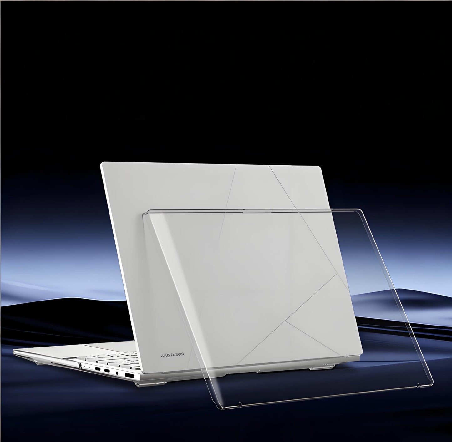 Se7enline Compatible with ASUS ZenBook 14 2025 2024 Case(Model: UX3405C/UX3405C) - Lightweight Durable Scratch-Resistant Easy Install Slim Snap On Hard Shell Protective Cover,Crystal Clear/Transparent