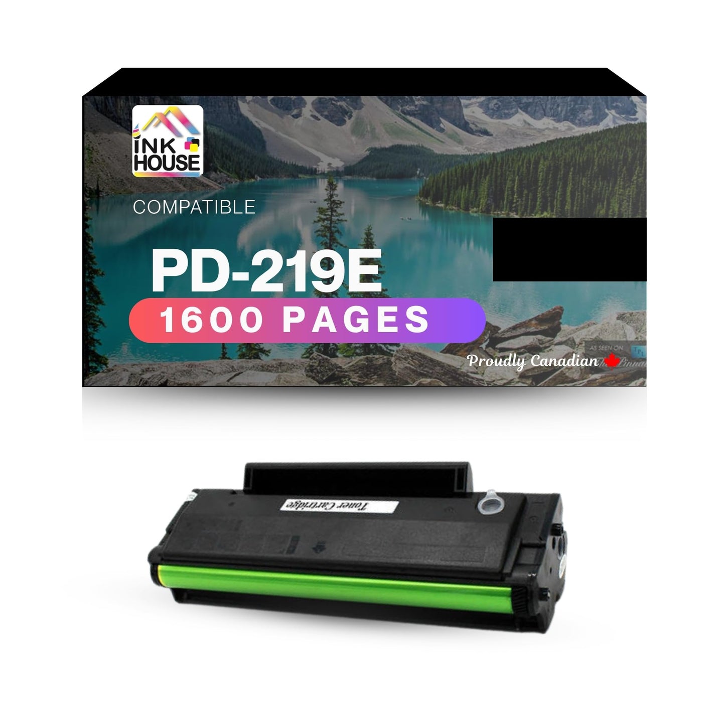 Ink House Compatible Toner Cartridge Replacement for Pantum PD-219E / PD-219 (Black, 1600 Pages) – Use with Pantum M6509, M6559, M6609, P2509, P2507, M6507NW, P2509W Laser Printers