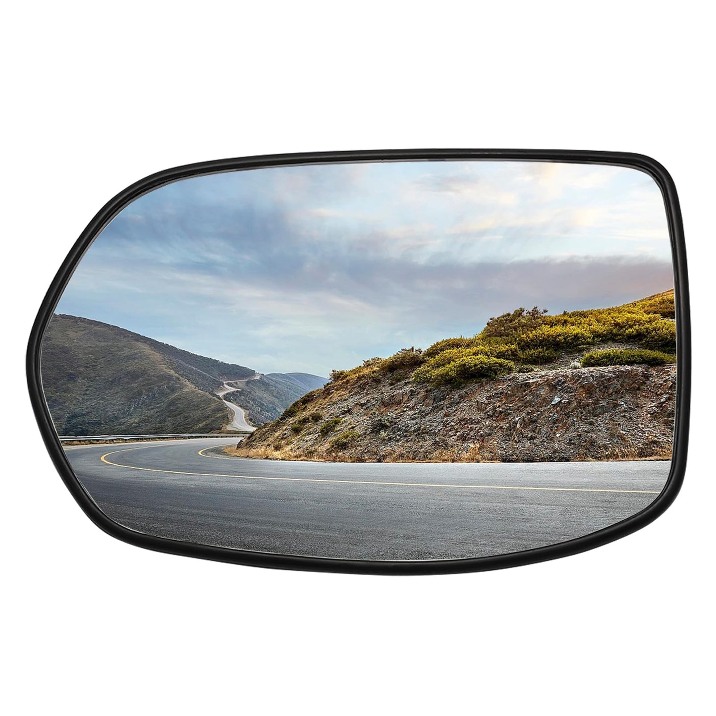 LOIYLLEN Driver Side Mirror Replacement for Honda CRV 2007 2008 2009 2010 2011 - Left Side Mirror Glass, Rear View Mirrors Glass with Power Heated