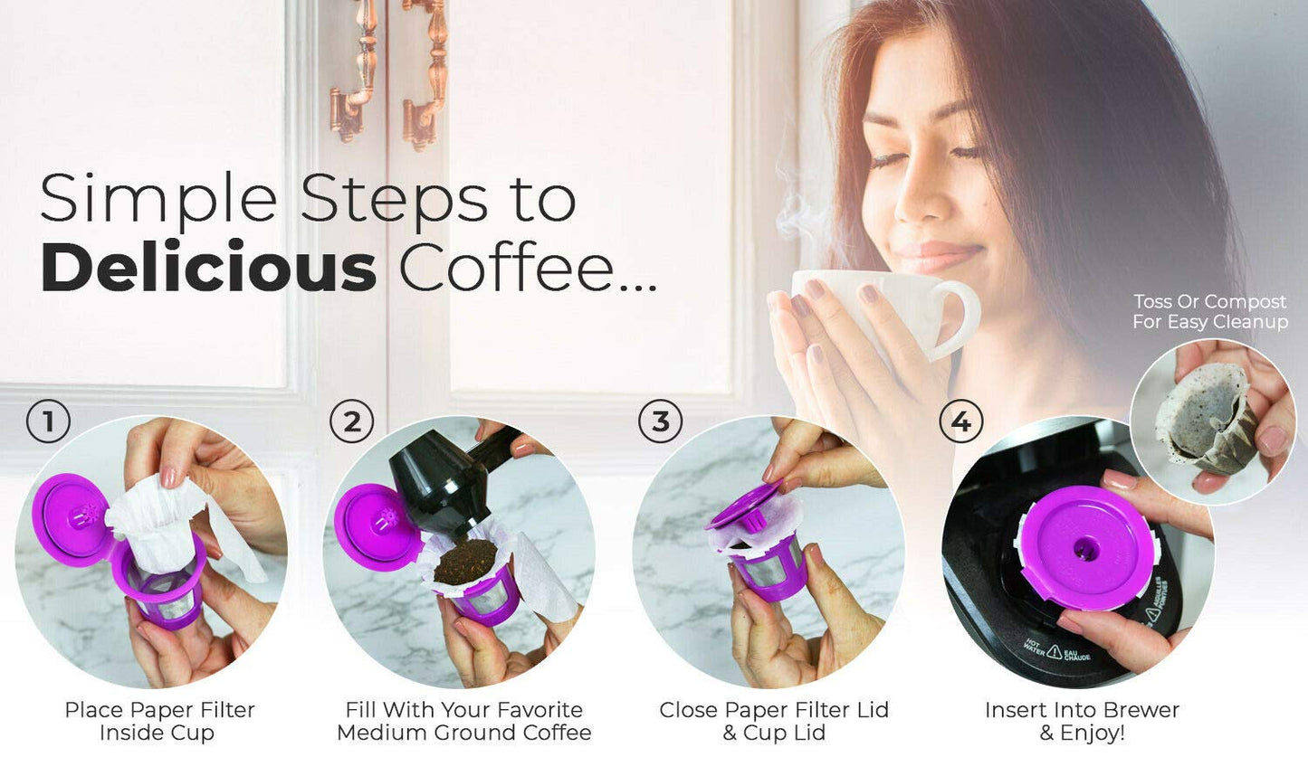 Ez Cup Filter By Perfect Pod 8 Pack (400 Filters)