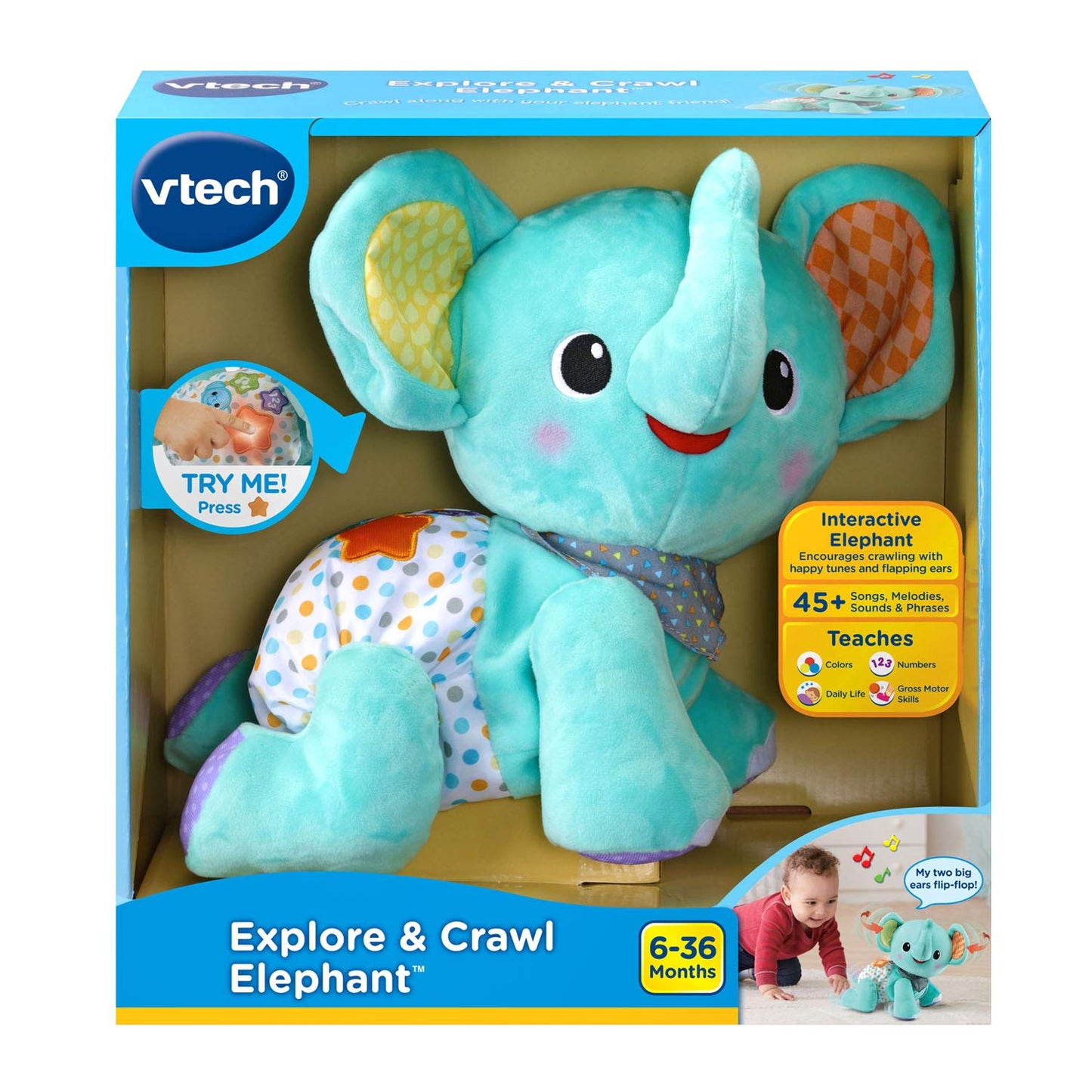 VTech Explore and Crawl Elephant (English Version)