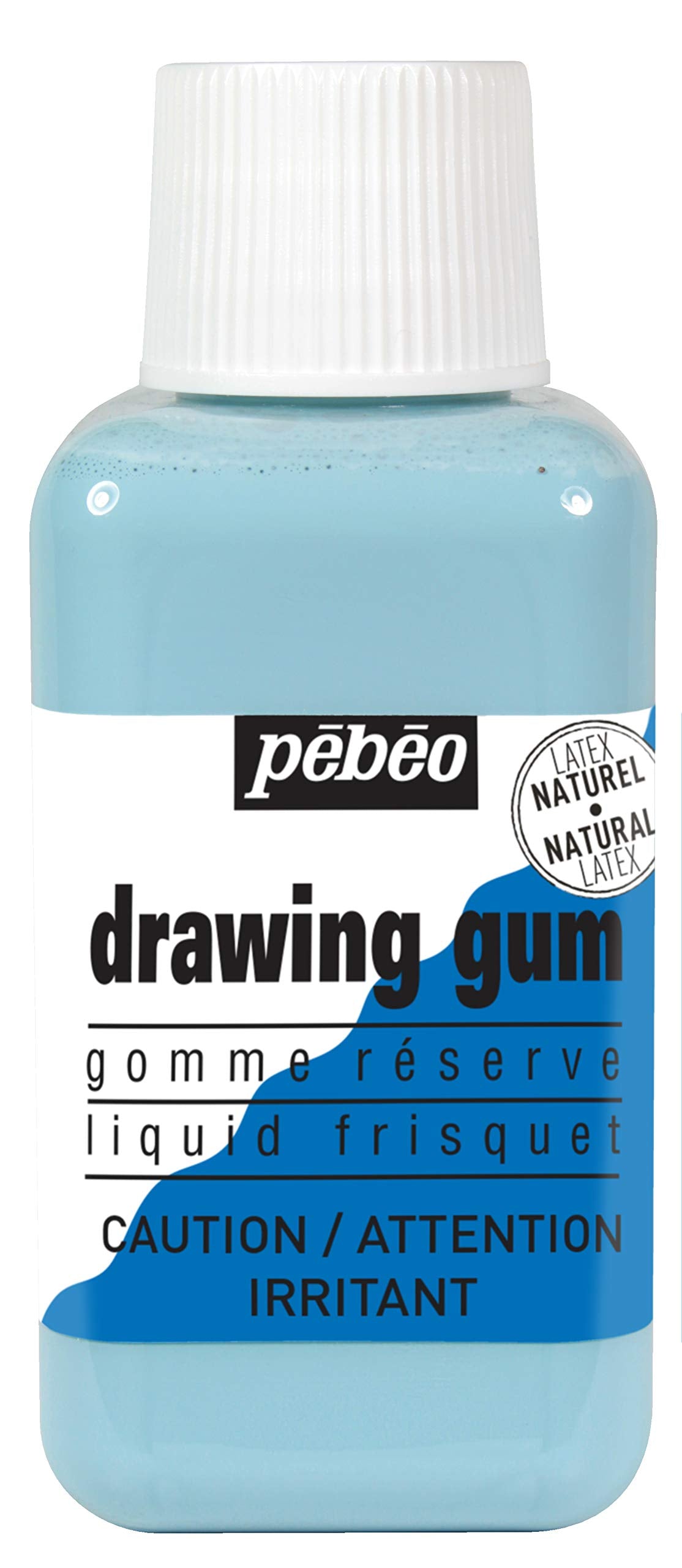 PEBEO Easy Peel Liquid Latex Masking Fluid - Drawing Gum, Dries Quickly, for Ink, Watercolor, Gouache Painting & Illustration, Fine Arts & Crafts Supplies, 250ml Bottle