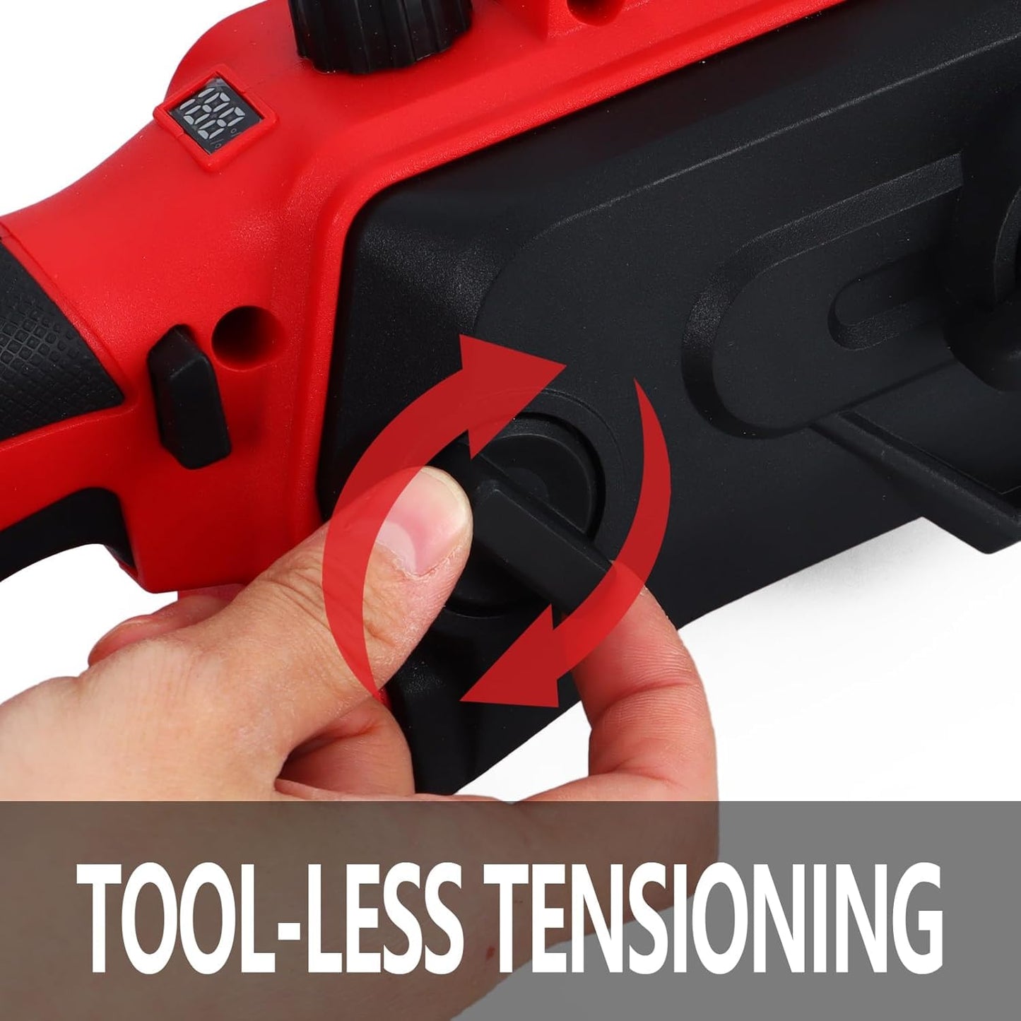 Cordless Chainsaw 12Inch Compatible with Milwaukee M18 Battery, Brushless 12-Inch &10Inch Chainsaw with Auto Oiler, Handheld Chain Saw for Wood Cutting, Garden Pruning(Tool Only, NO Battery)