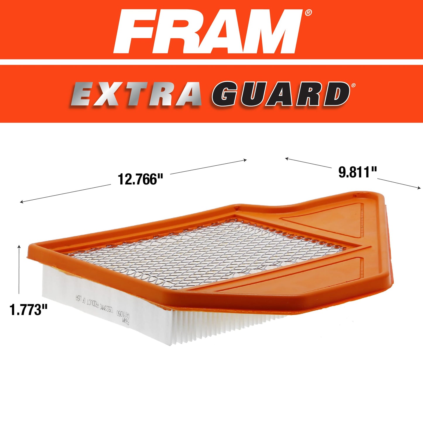 FRAM Extra Guard CA11050 Replacement Engine Air Filter for Select Chrysler, Dodge, Ram and Volkswagen (3.6L) Models, Provides Up to 12 Months or 12,000 Miles Filter Protection