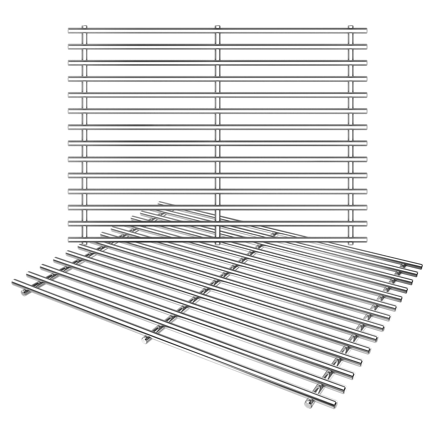 Bar.b.q.s 17" x 25" BBQ Stainless Steel Cooking Grates Parts Models for Charbroil 463250509, 463250510, Great Outdoors, Grill Chef, Thermos 461262409, Vermont Castings, Grill Master, Kenmore Grill