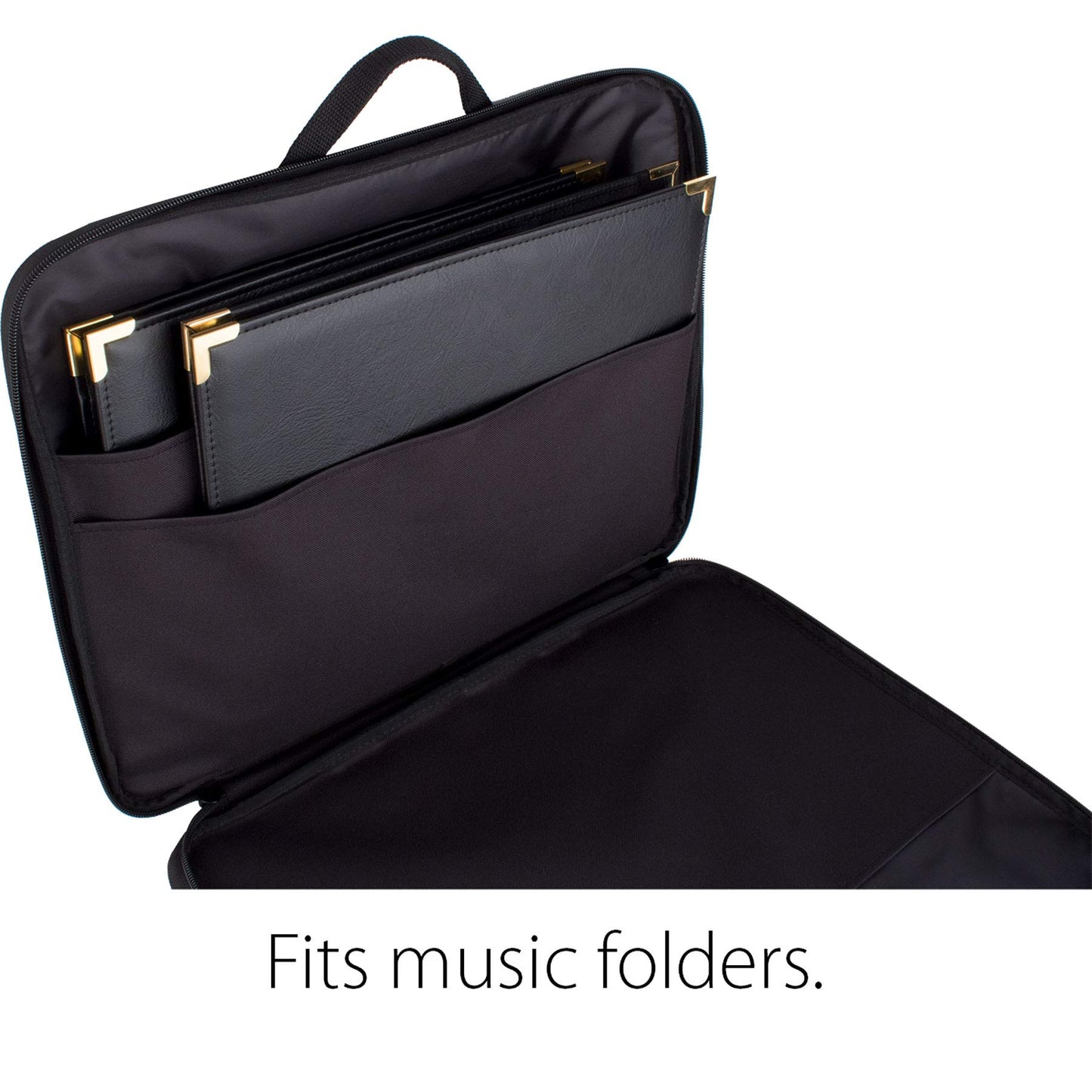 Protec Slim Portfolio Bag, Size Large (P6), Black