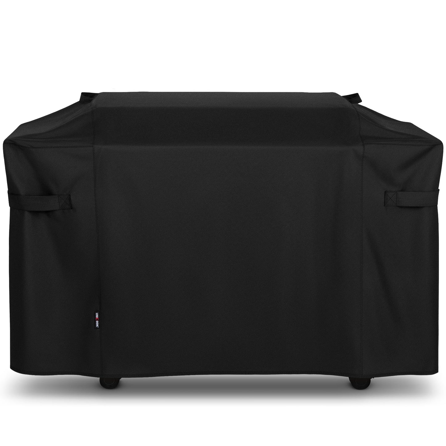 Unicook Griddle Cover for Weber 36 Inch BBQ, Heavy Duty Waterproof 4 Burner Flat Barbecue Grill Cover with Hood, Compared to Weber 3400030, 64 Inch Housse BBQ for Outdoor Griddle, Black