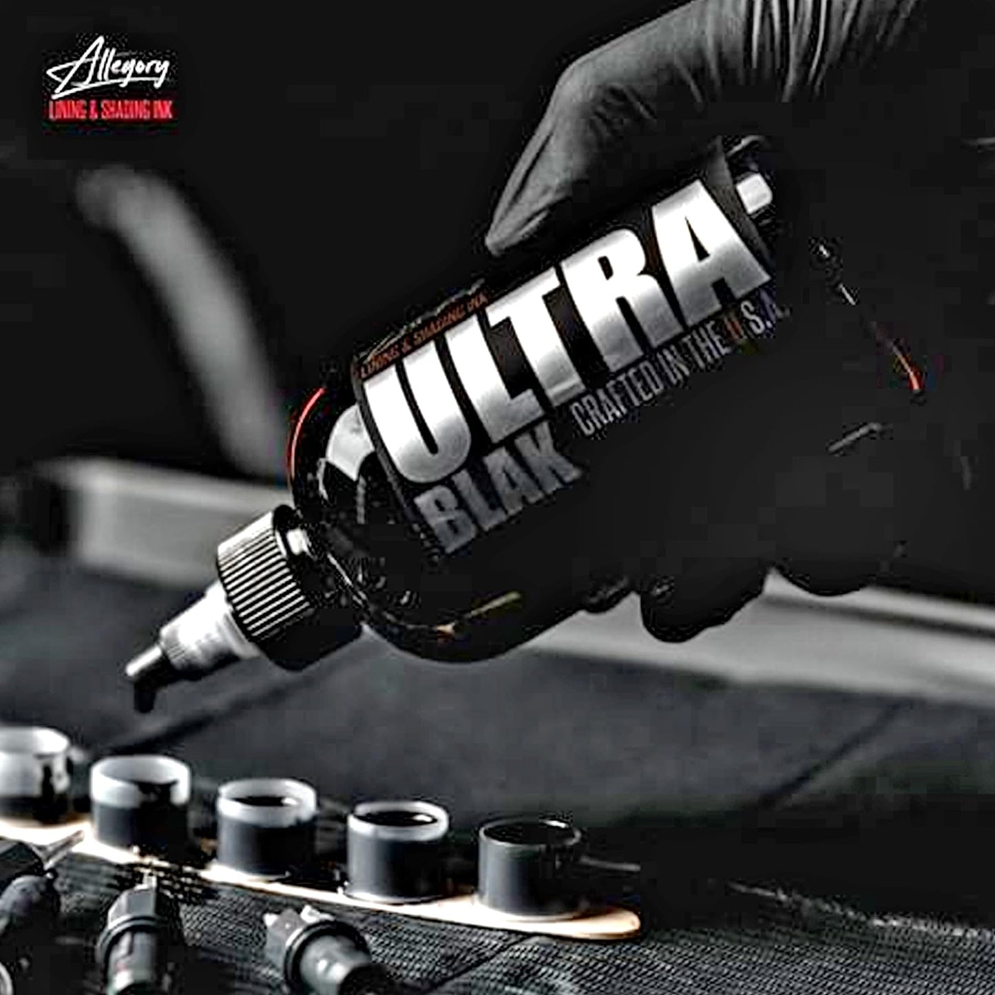 Allegory Tattoo Ink – Ultra Blak, Premium Black Tattoo Ink 8oz