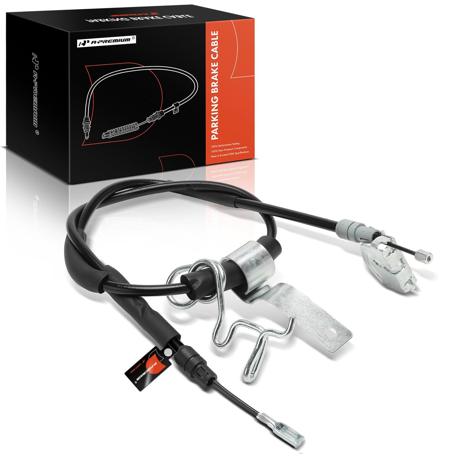 A-Premium Rear Driver Side Parking Brake Cable Assembly Compatible with Dodge, Chrysler and Ram Models: Grand Caravan 2012-2020, Town & Country 2012-2016, C/V CV 2012-2015