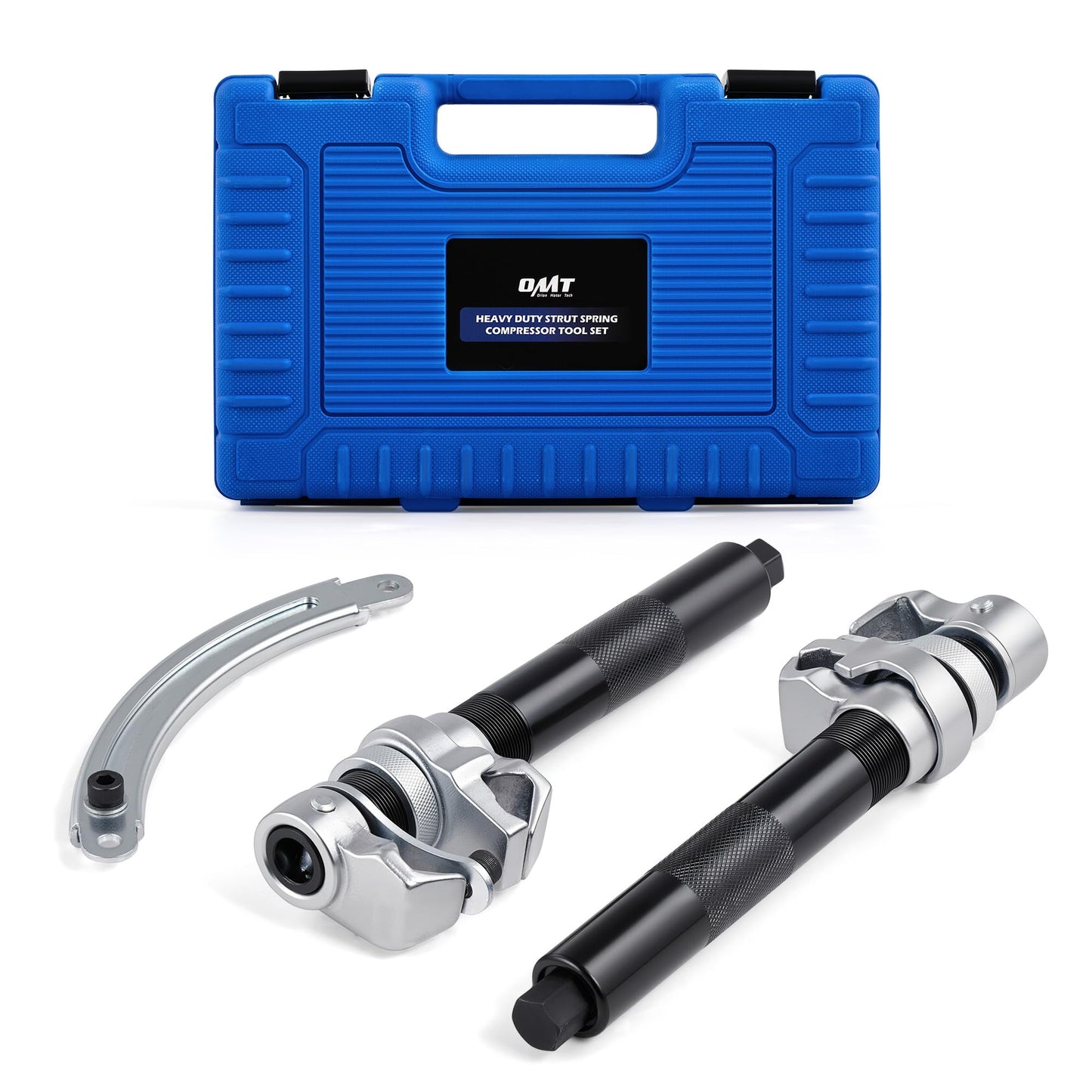 Orion Motor Tech Spring Compressor, 11" Coil Spring Compressor Tool Set of 2 with Extendable Bracket, Heavy Duty Strut Spring Compressor Automotive Suspension Tool with 2200 lb Capacity for Car Truck