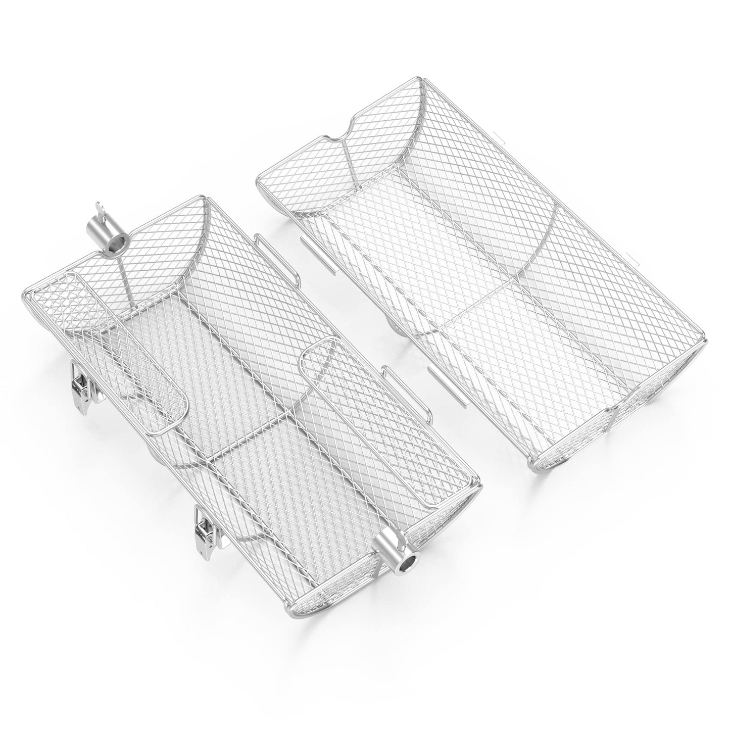 Onlyfire Universal Rotisserie Grill Peanut Beans French Fries Basket Fits for Any Gas Grill