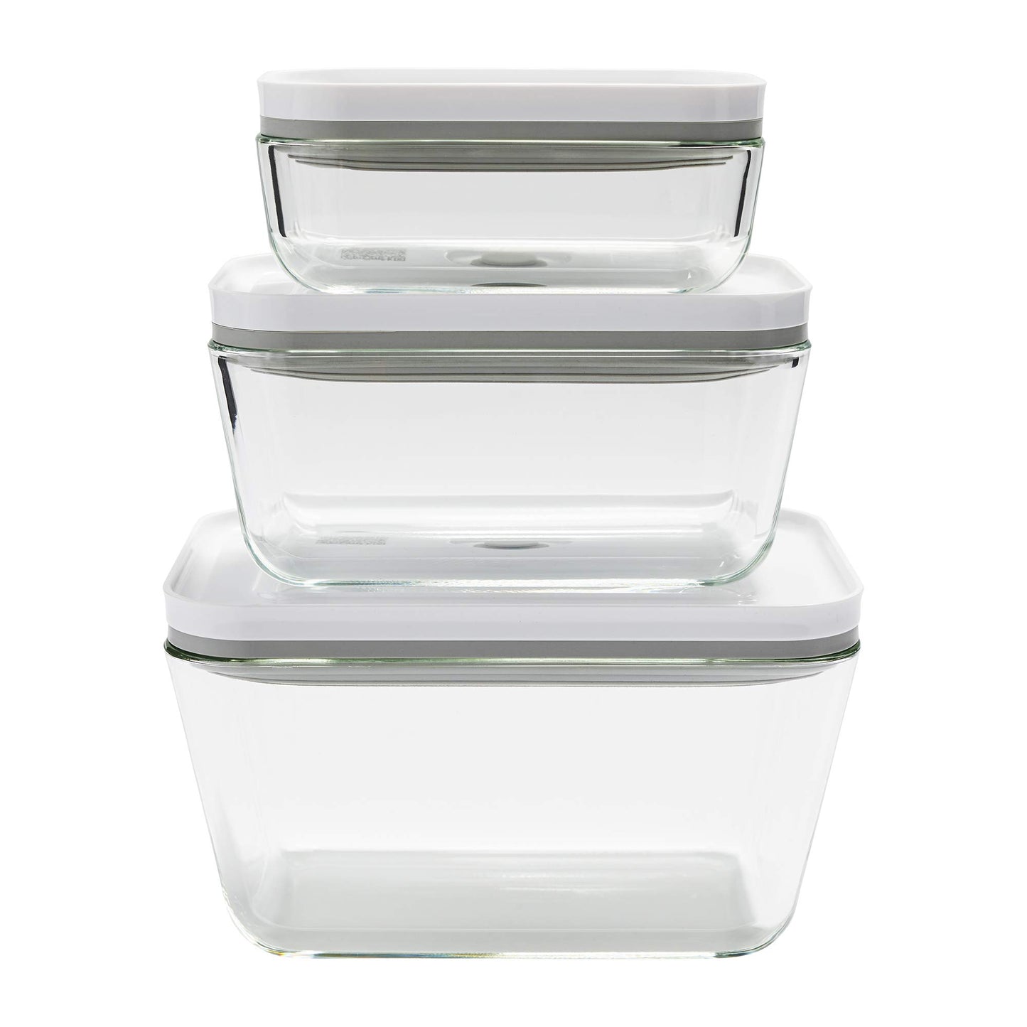 ZWILLING Fresh & Save 3-pc Glass Food Storage Container, Meal Prep Container, Assorted Sizes