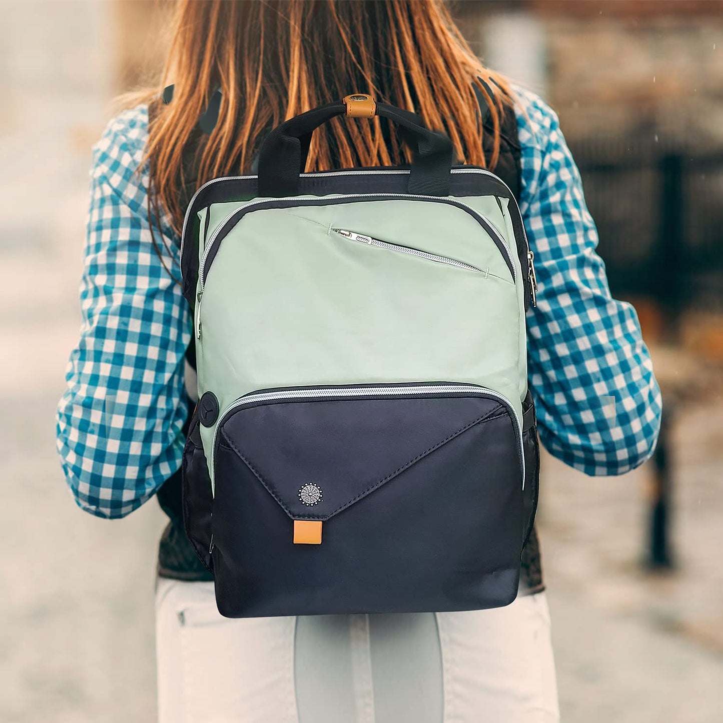 Hap Tim Laptop Backpack Women, Travel Backpack for Women,Work Backpack for Women, School Backpack, Nurse Backpack(CA7651-GB)