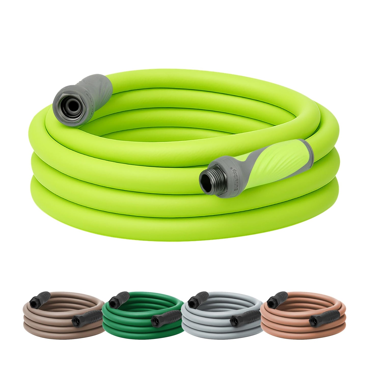 Flexzilla Garden Hose with Swivelgrip, 5/8 in. x 25'., Heavy Duty, Drinking Water Safe - HFZG525YWS