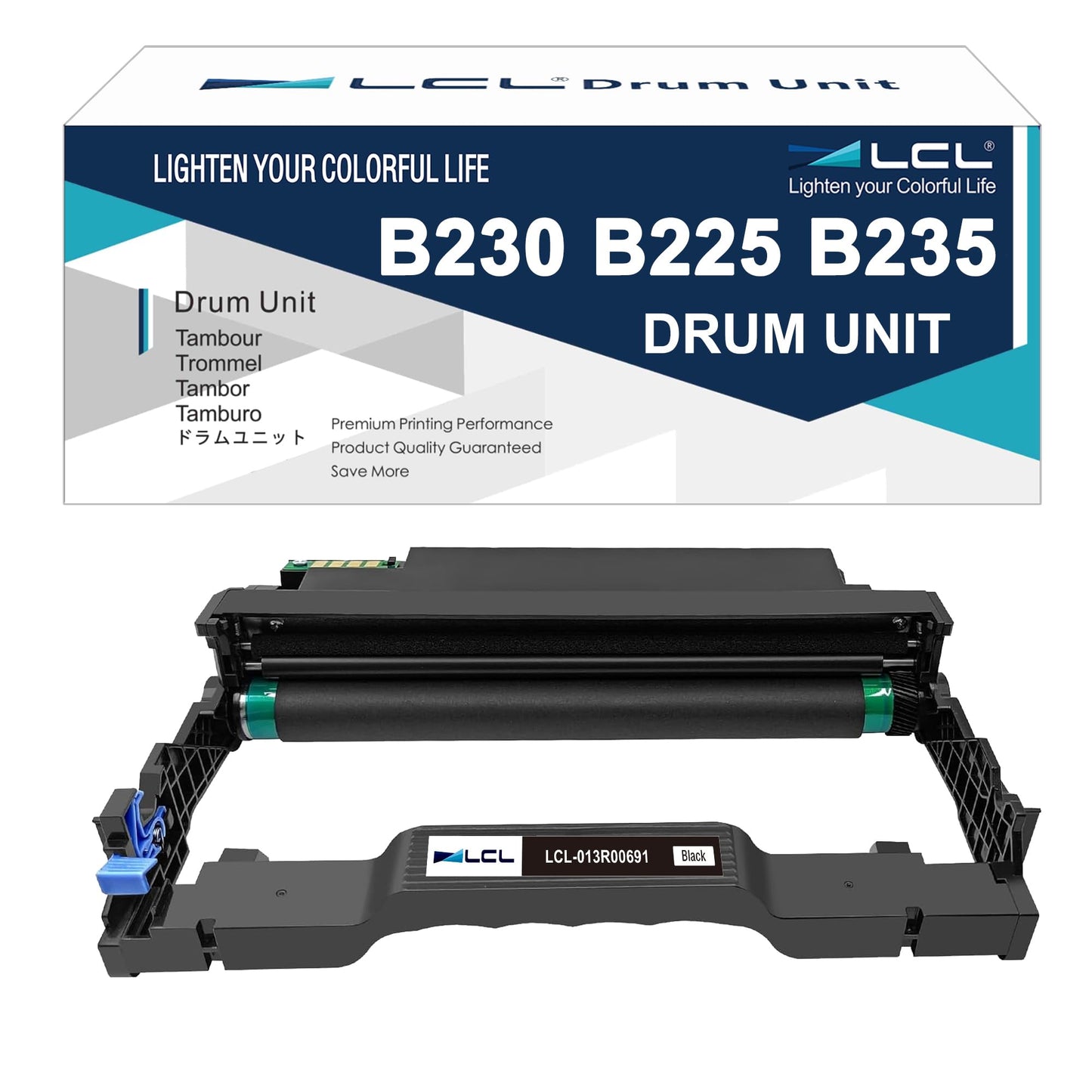 LCL Comaptible Drum Unit for Xerox 013R00691 B225 B230 B235 (1-Pack,BK) for Xerox B225 B230 B235 B225DNI B230DNI B235DNI Printers