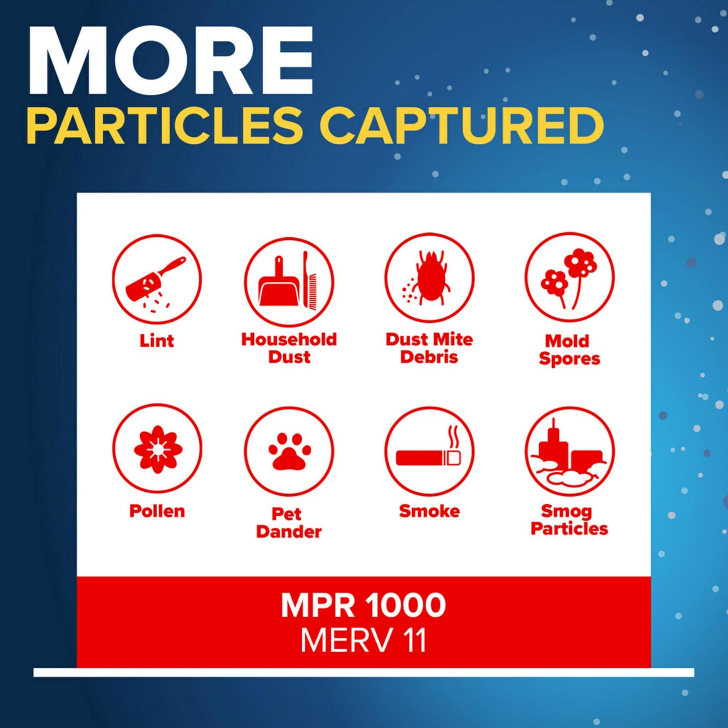 Filtrete 18x18x1, AC Furnace Air Filter, MPR 1, Micro Allergen Defense, 6-Pack