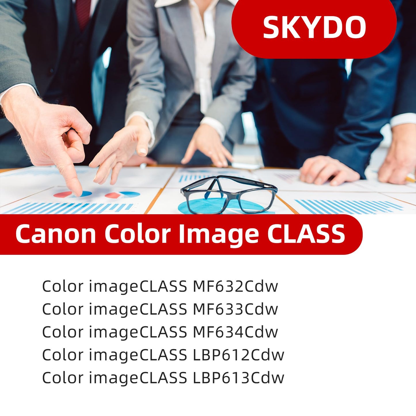 045H Toner Cartridge Replacement for Canon 045 045 H CRG-045 Work with Canon Color ImageCLASS MF634Cdw MF632Cdw LBP612Cdw LBP613Cdw MF632 MF634 Series Printer Toner (4 Pack)