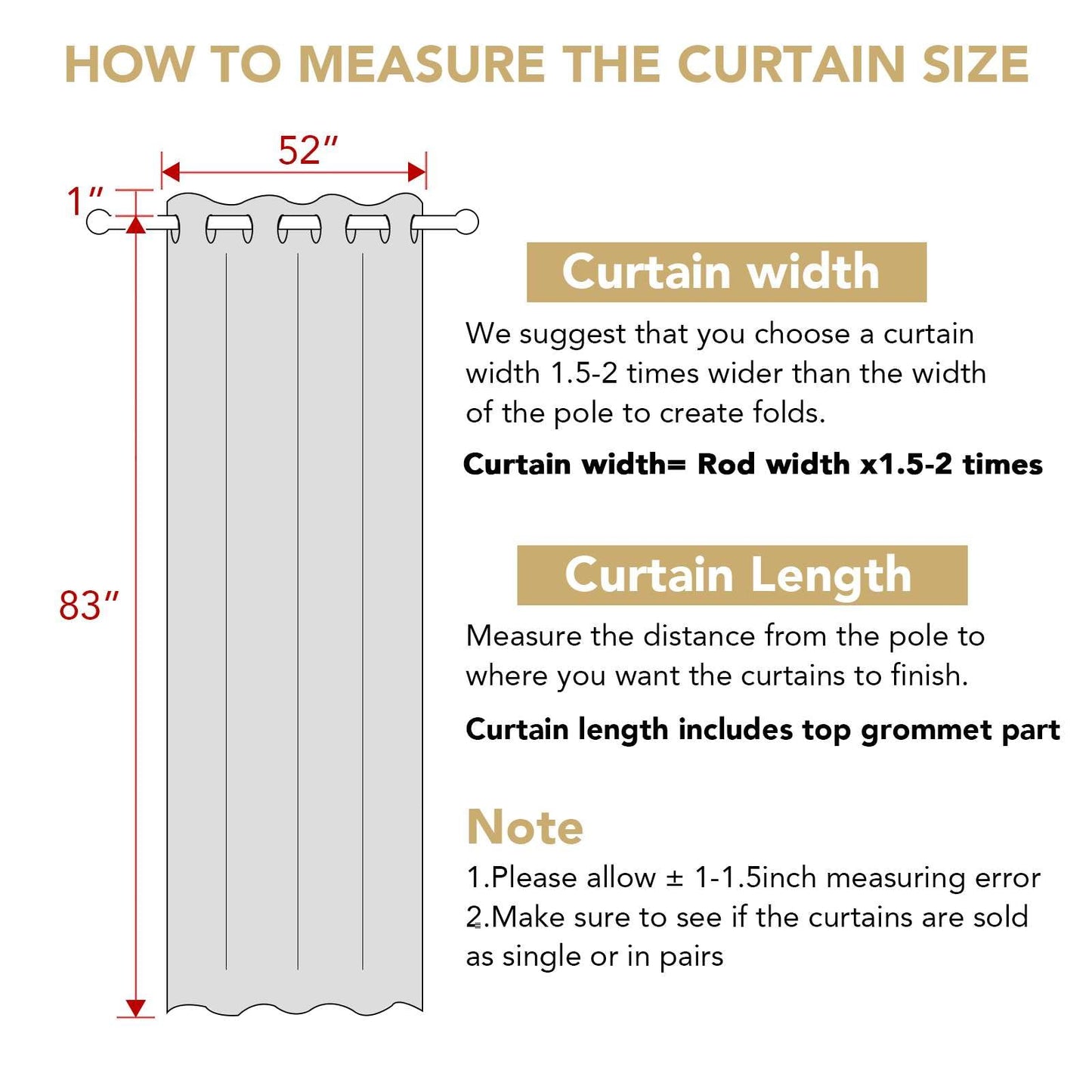H.VERSAILTEX Blackout Curtains 2 Panels for Bedroom Light Blocking Room Darkening Curtain Drapes for Living Room, Thermal Insulated Grommet Top, Each 52 by 84 Inch, Light Sage Green, Sold Pair