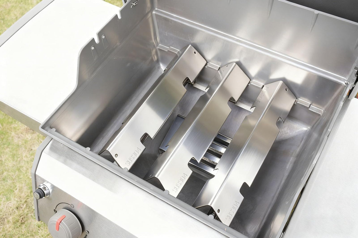 7635 15.3'' Flavorizer Bars for Weber Spirit II E210 S210 E220 S220, Weber Spirit 200 Series, Spirit E/S 200 & 210 Gas Grills (with Front-Mounted Control Panels), Stainless Steel,16GA