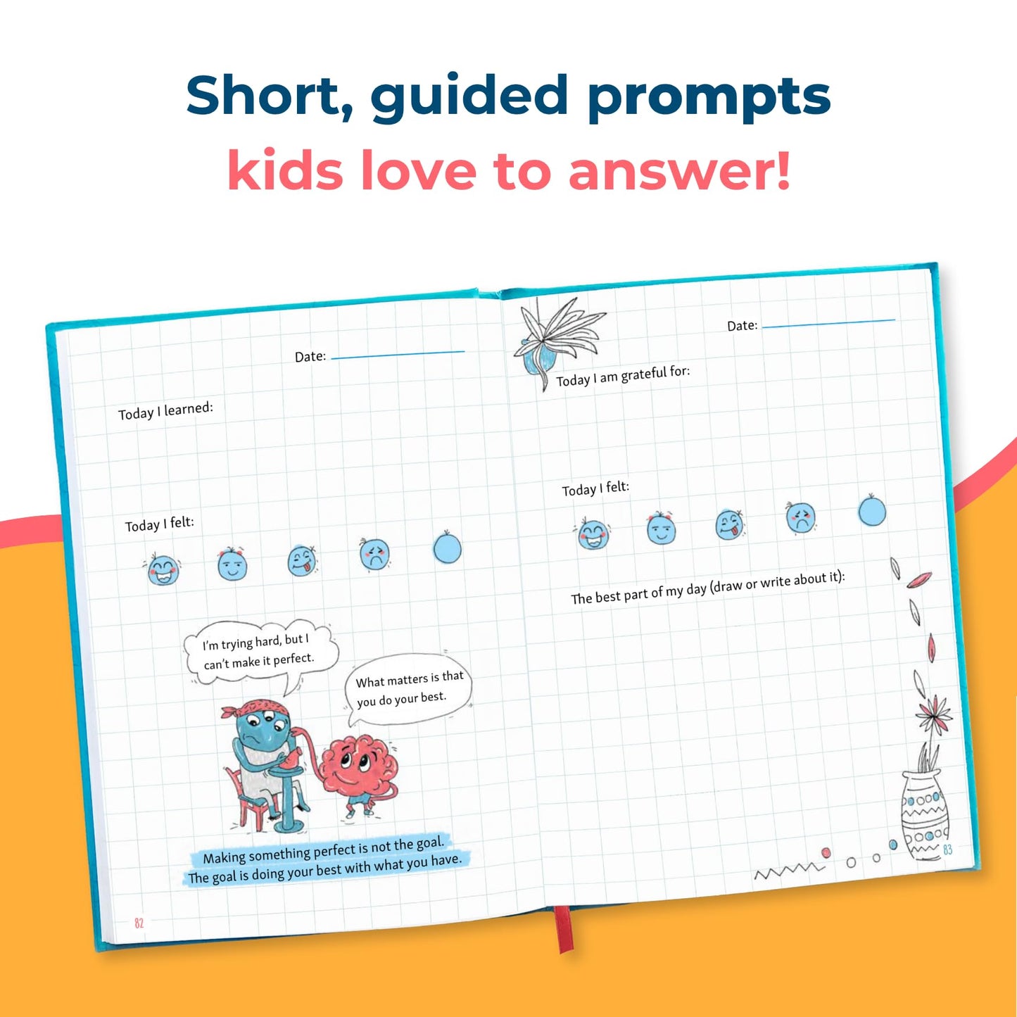 Big Life Journal - Daily Journal for Kids - A Growth Mindset Workbook for Children – Interactive Journal and Goal Planner for Kids – Daily Guided Journal for Children