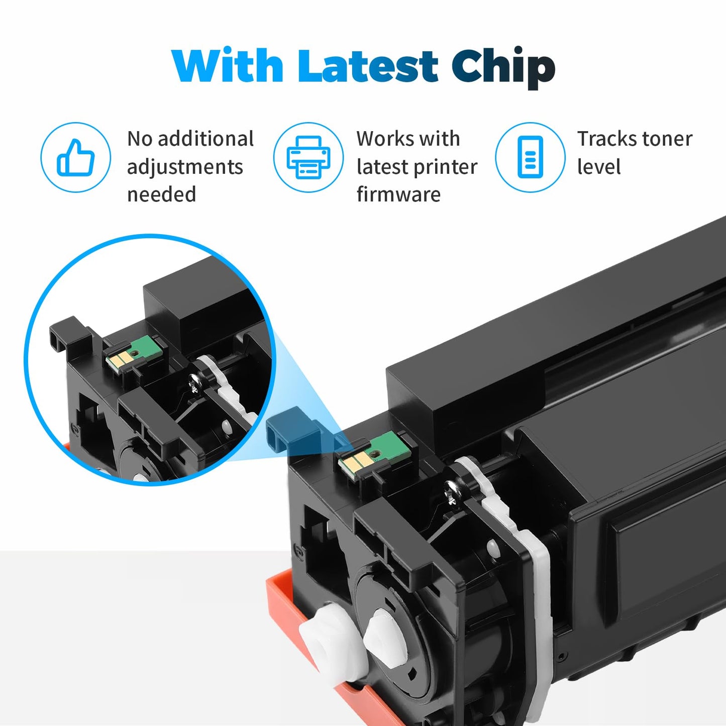 BAIINK Compatible 054 Toner Cartridge Set Replacement for Canon 054 054H Toner Cartridge Compatible with Color ImageClass MF644Cdw LBP622Cdw MF642Cdw MF641Cdw MF641Cw Printer (1B 1C 1M 1Y, 4 Pack)