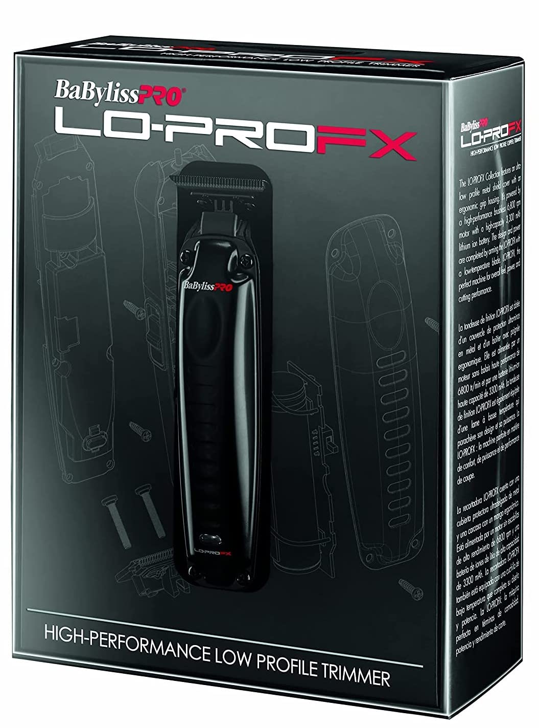 BaBylissPRO Lo-ProFX High-Performance Low Profile Trimmer