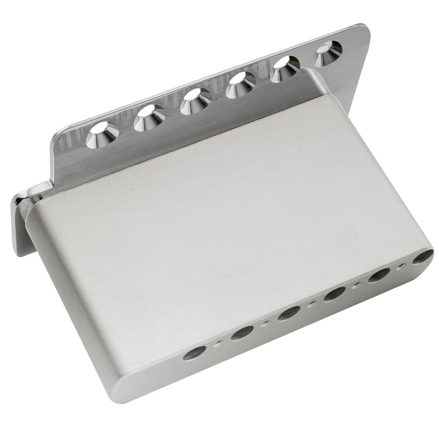 Musiclily Ultra 52.5mm (2-1/16 inch) Full Solid Steel Tremolo Block for MIM Mexico Fender Standard 6-Screw Strat Vintage Style Electric Guitar, 42mm Tall