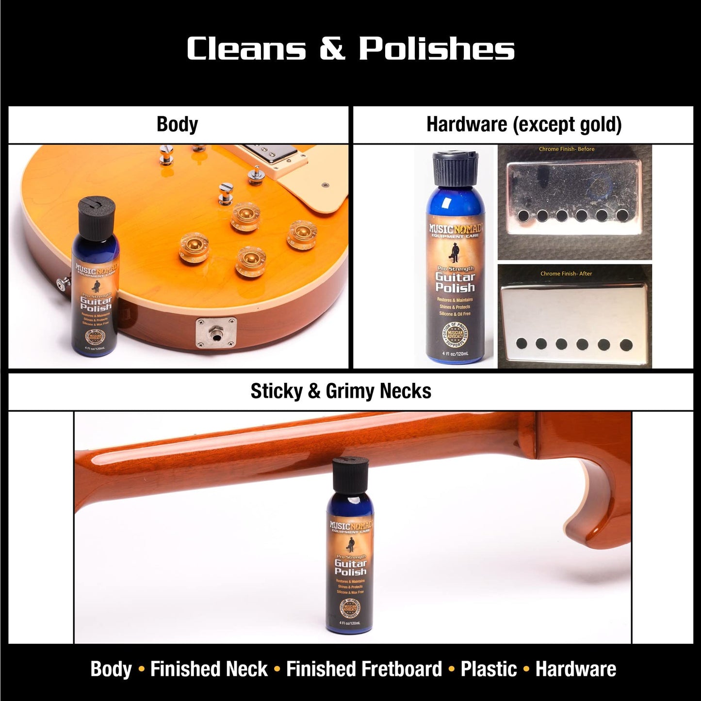 MusicNomad MN108 Premium Guitar Care Kit