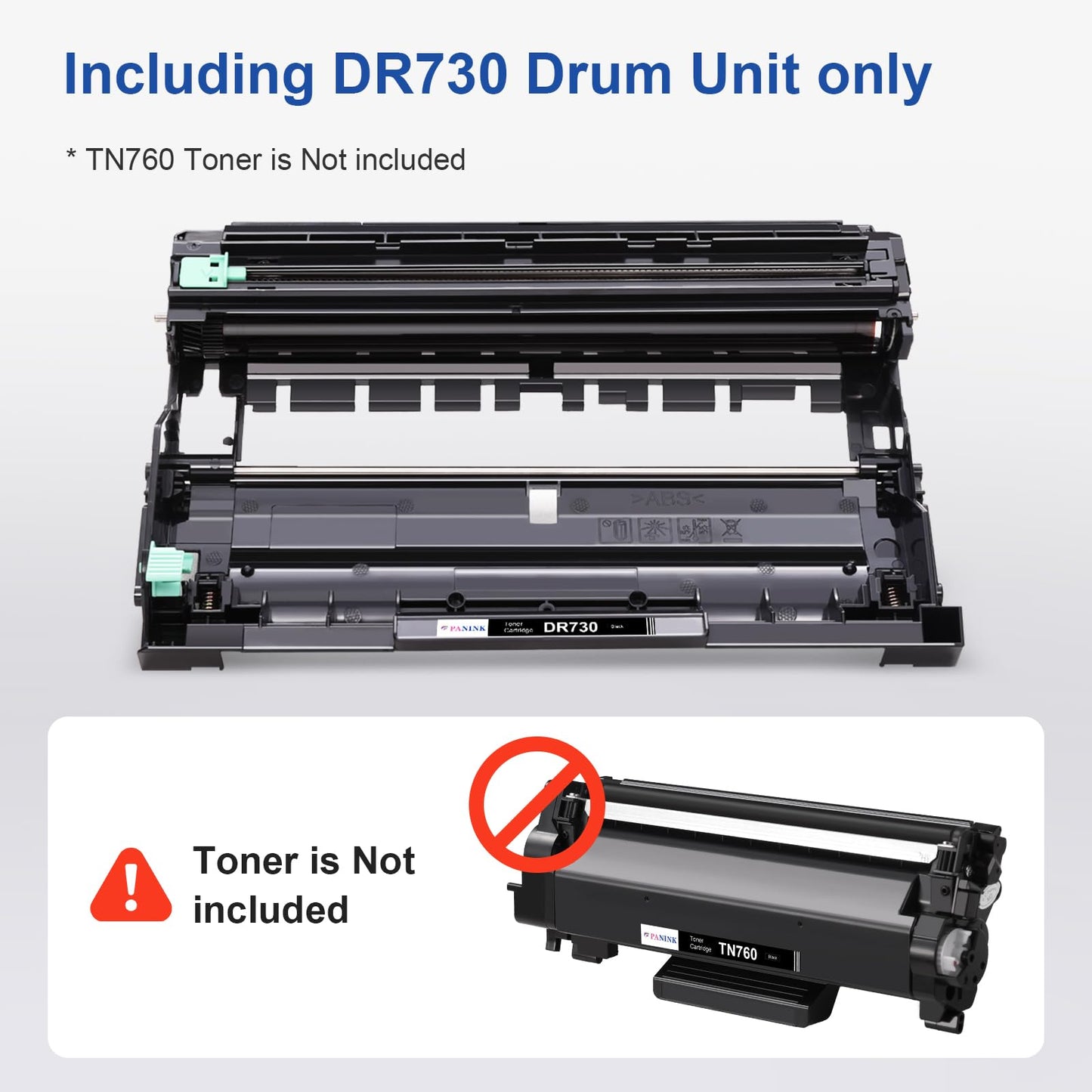 PANINK Compatible Drum Unit Replacement for Brother DR-730 DR 730 DR730 Drum Unit Compatible with MFC-L2710DW MFC-L2750DW HL-L2395DW HL-L2370DW HL-L2350DW HL-L2390DW DCP-L2550DW Printer - 2 Pack