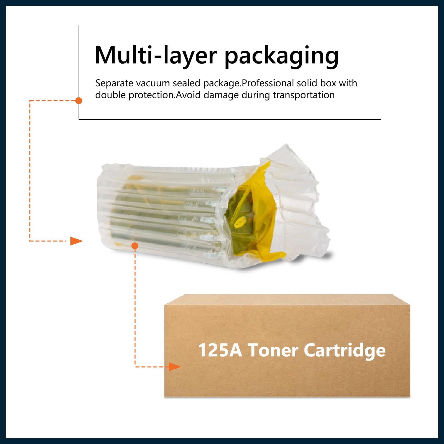 125A Toner Cartridges 4 Pack High Yield Replacement for HP 125A Toner CB540A CB541A CB542A CB543A Color CP1215 CP1518ni CP1515n CM1312nfi MFP CM1312 MFP Printer Ink (Black, Cyan, Magenta, Yellow)
