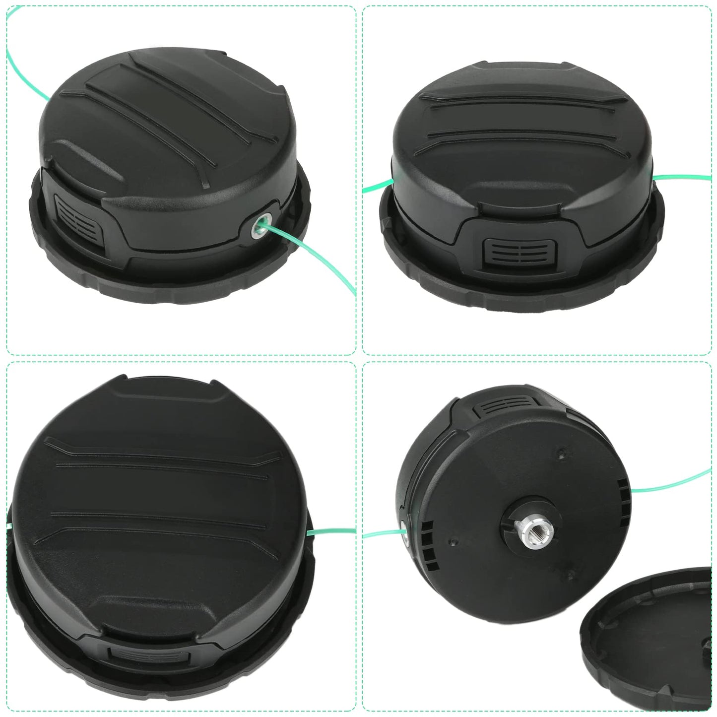 Eyoloty DWO1DT995 Replacement Trimmer Head Compatible with Dewalt DCST970,DCST922,DCST920,DCST990,DCST925 DCST991 Cordless String Trimmer,Replacement Head with Pre-Wound 0.080" 20Ft Line