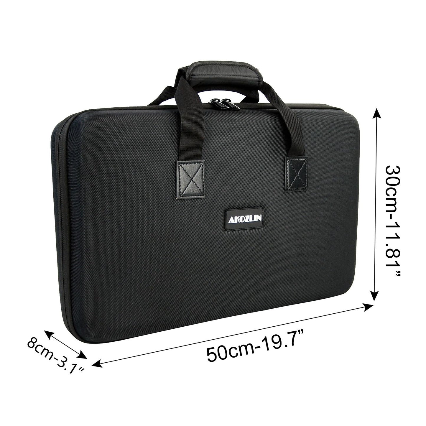 AKOZLIN DJ Controller Bag Fits for Pioneer DDJ-FLX4/ DDJ-400/ DDJ-SB2/ DDJ-SB3 / DDJ-RB Padded Hard Case DJ Controller Carrying Case