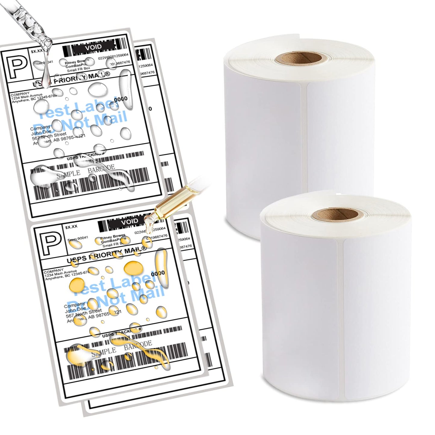 9527 Product Dymo1744907 Shipping Labels for LabelWriter 4XL 4" x 6" Thermal Labels, 220 per Pack (12 Rolls)