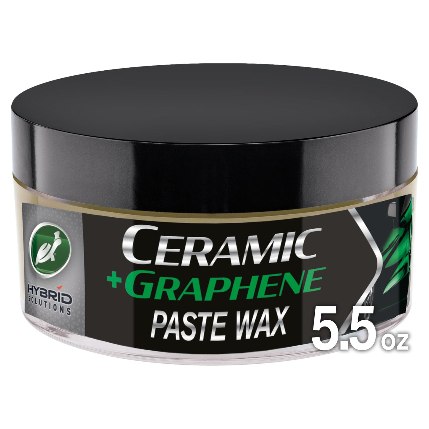 Turtle Wax 53737 Hybrid Solutions Ceramic Graphene Paste Wax, Patent-Pending Advanced Paint Protection, Extreme Gloss High Shine Finish, for Cars Trucks and More, 5.5 oz. (Pack of 1)
