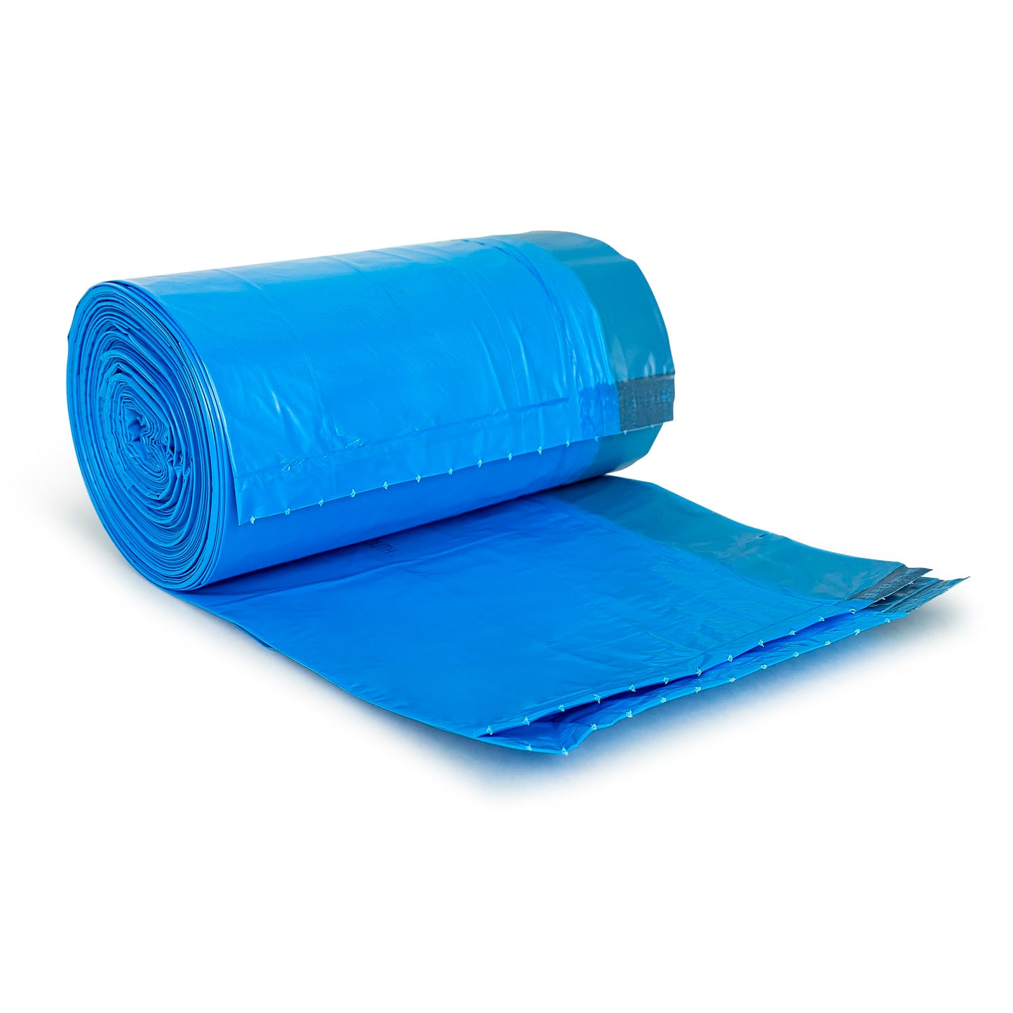 Plasticplace Custom Fit Trash Bags │ simplehuman (x) Code D Compatible (200 Count) │ Tinted Blue Drawstring Garbage Liners 5.2 Gallon / 20 Liter │ 15.75" x 28"