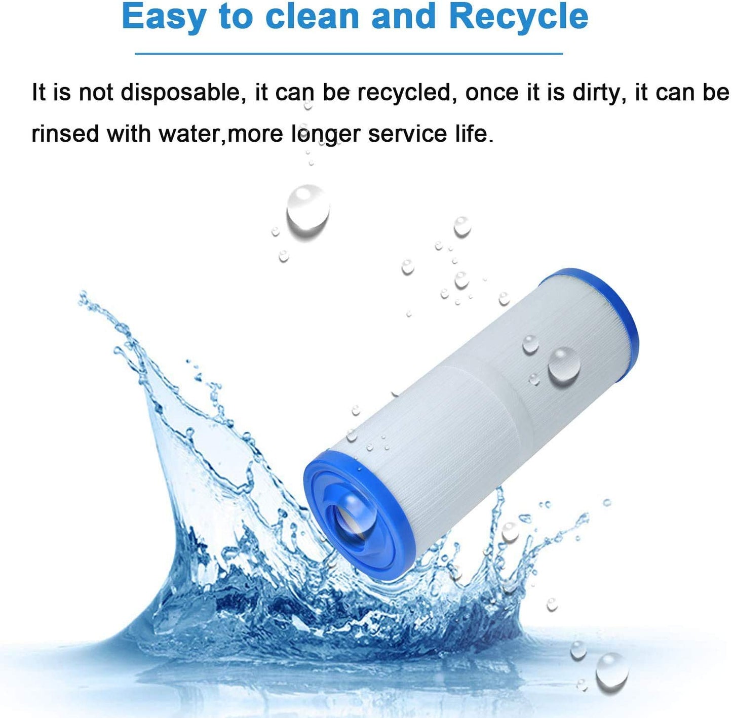 Ligefoy Upgrade 4CH-949 Spa Filter,Replacement Filter Cartridge Compatible with Plea-tco PWW50L, Un-icel 4CH-949, Filbur FC-0172 FC0172 SD-01143, Waterway 817-4050,Rising Dragon 50 - Ligefoy