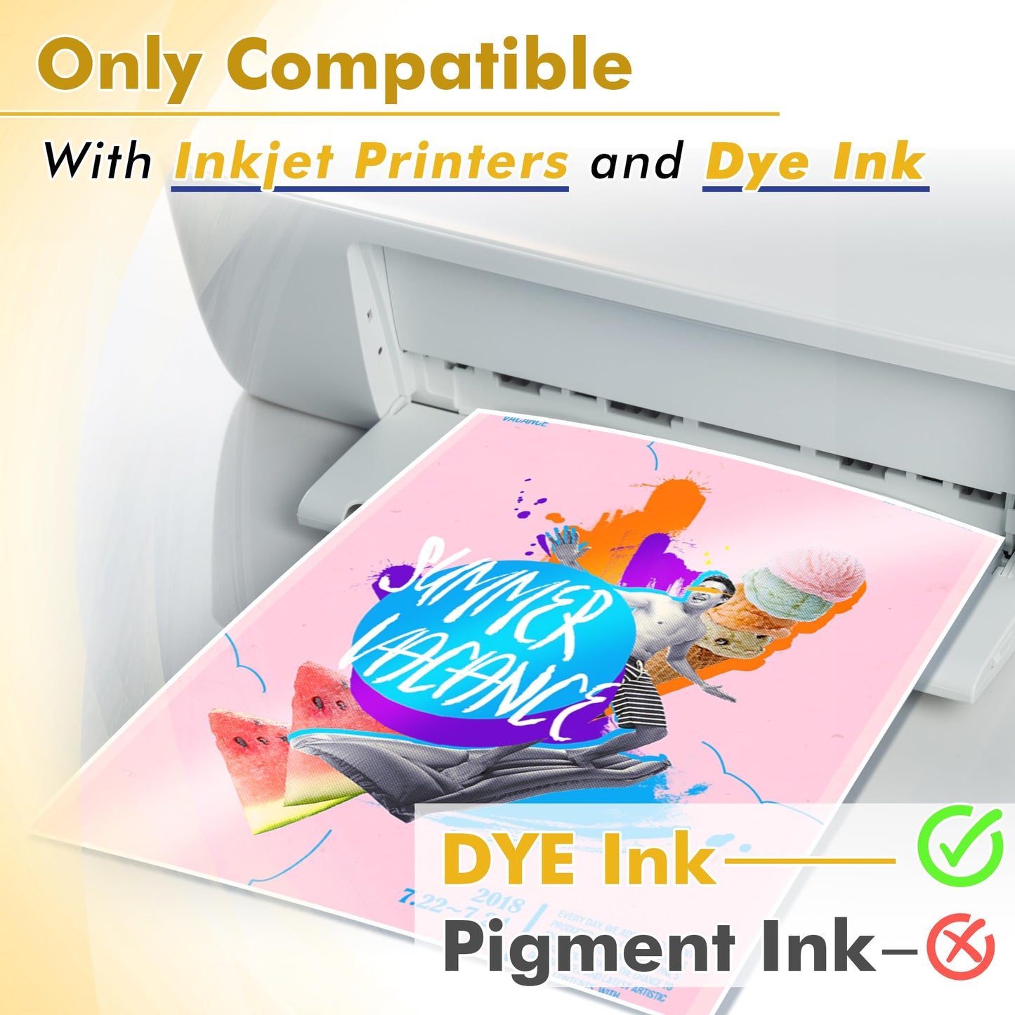 Koala Glossy Thin Inkjet Printer Paper 11x17 Inches for Printing Brochure Flyer Glossy 100 Sheets 36Lb for Inkjet Printers DYE INK