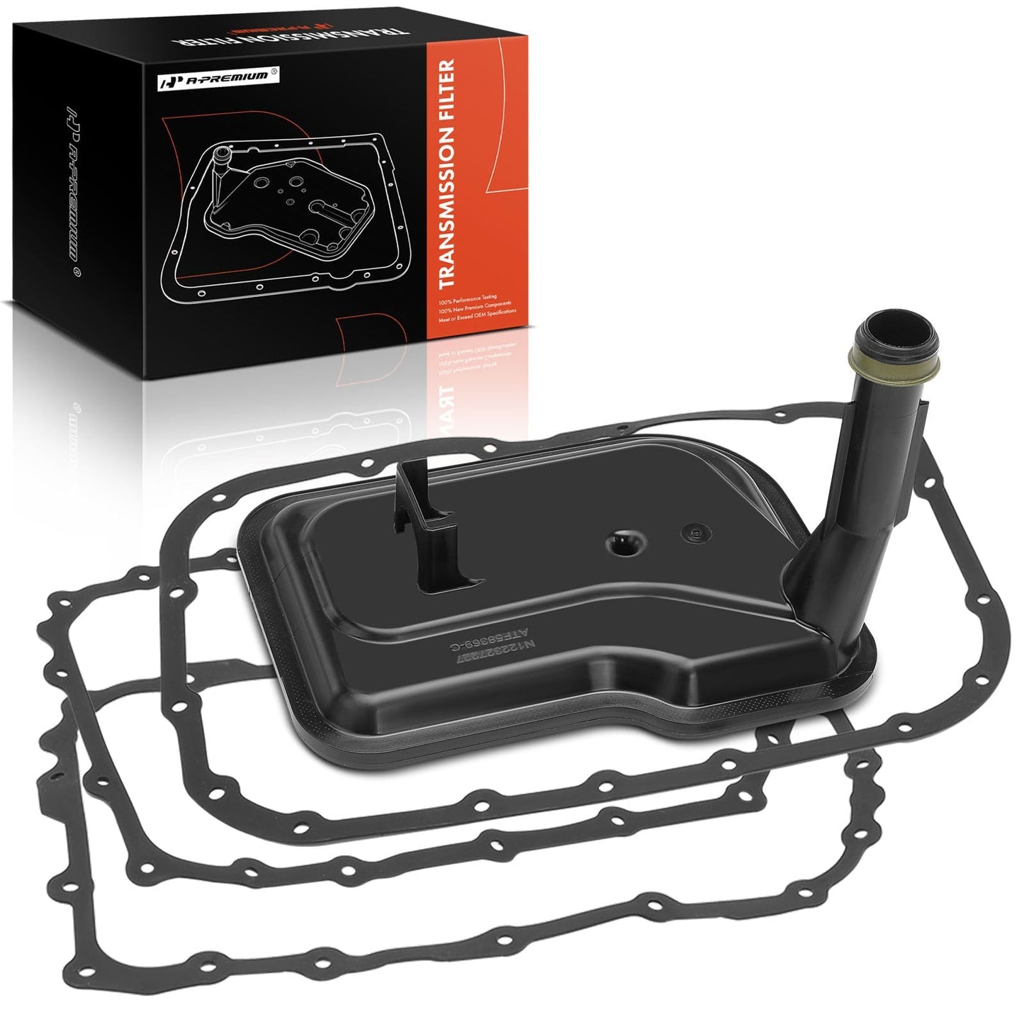 A-Premium Automatic 6L80E 6L90E Transmission Filter with 3 Pan Gaskets, Compatible with Chevrolet Silverado 1500 2500 HD, Suburban, Express & GMC Sierra 3500, Yukon, Savana & Cadillac Escalade