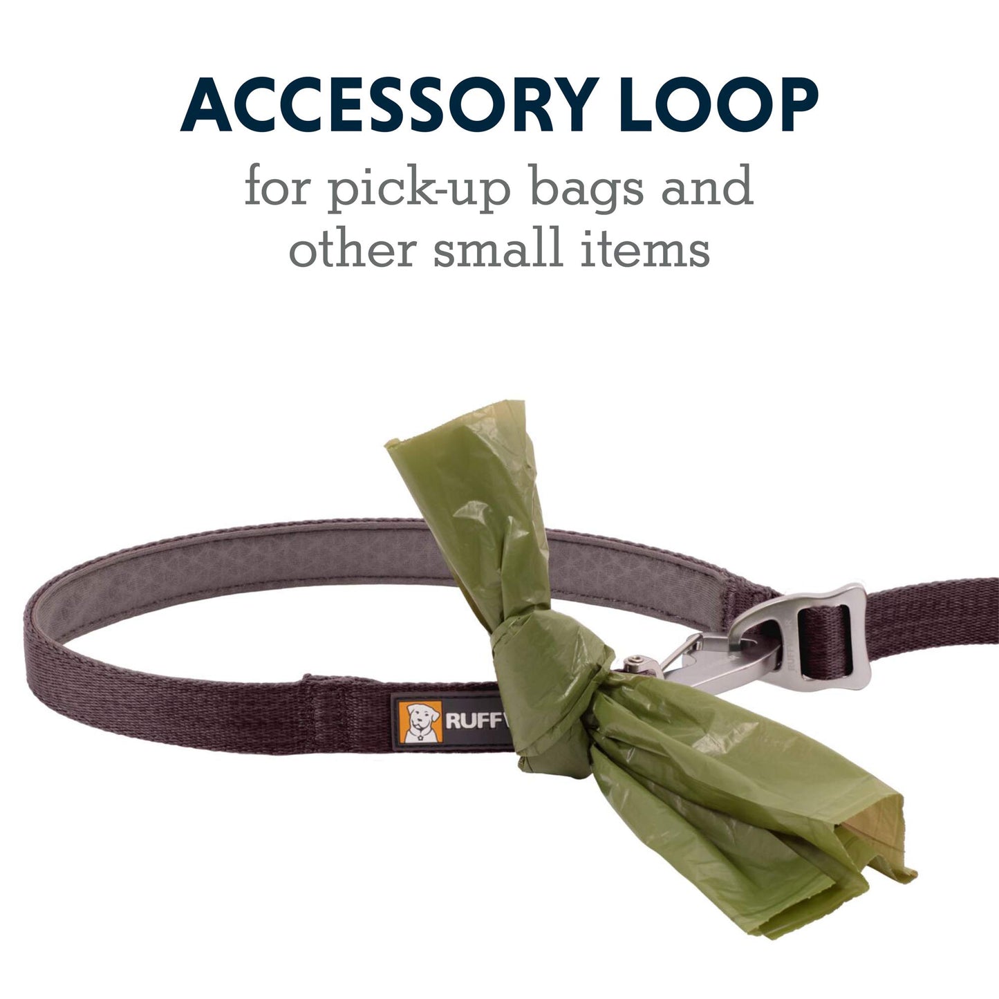 Ruffwear, Switchbak Dog Leash, Convertible & Adjustable Lead for Everyday Use, Basalt Gray