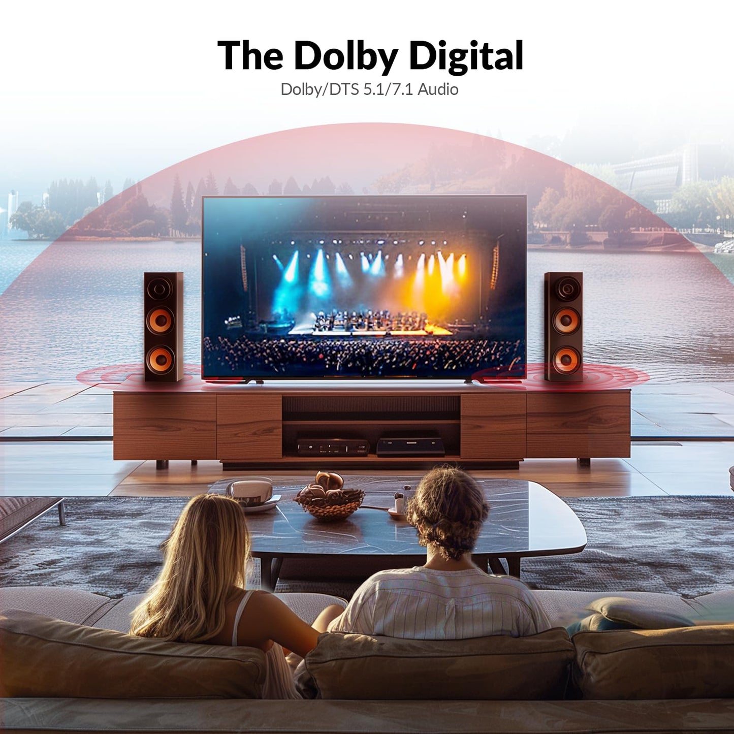 AV Access 4K HDBaseT HDMI Extender, 70m/230ft HDMI Extender Over Single Cat6/6a/7 with 2-Way IR, CEC, PoE & RS232, EDID, HDCP 2.2