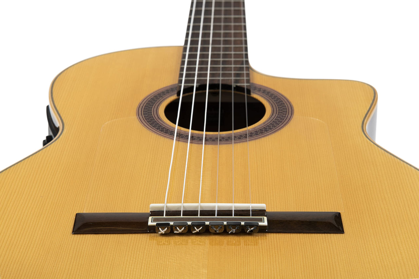 Alba Guitar Beads Acoustic Classical Guitar Beads in Black Metal for Nylon Strings Flamenco Guitar