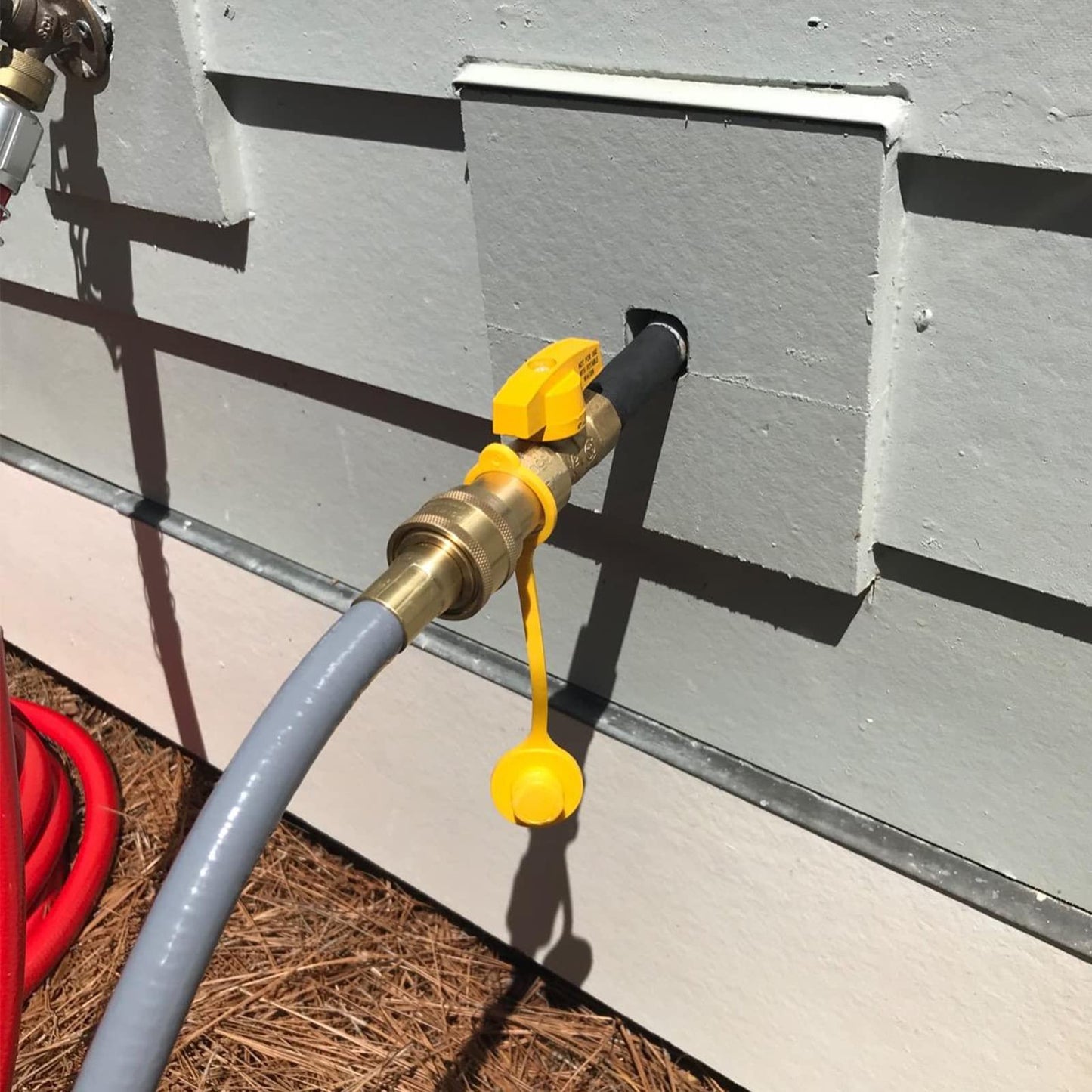 GASPRO 24 feet Natural Gas Hose with 3/8” Male Flare Quick Connect/Disconnect for BBQ Gas Grill- 50,000 BTU Fits Low Pressure Appliance with 3/8” Female Flare Fitting
