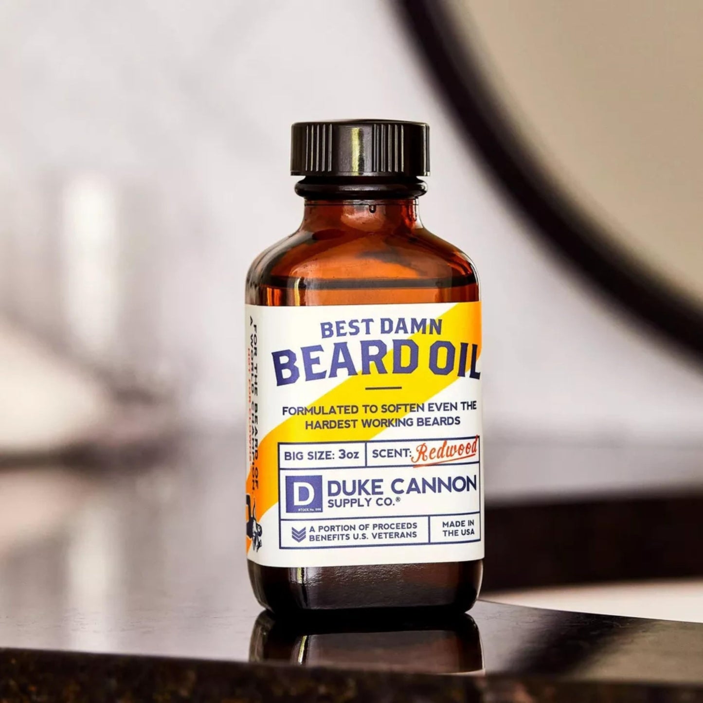 6 Pack Best Damn Beard Oil, Redwood Oil, 3-oz. -BDOIL1