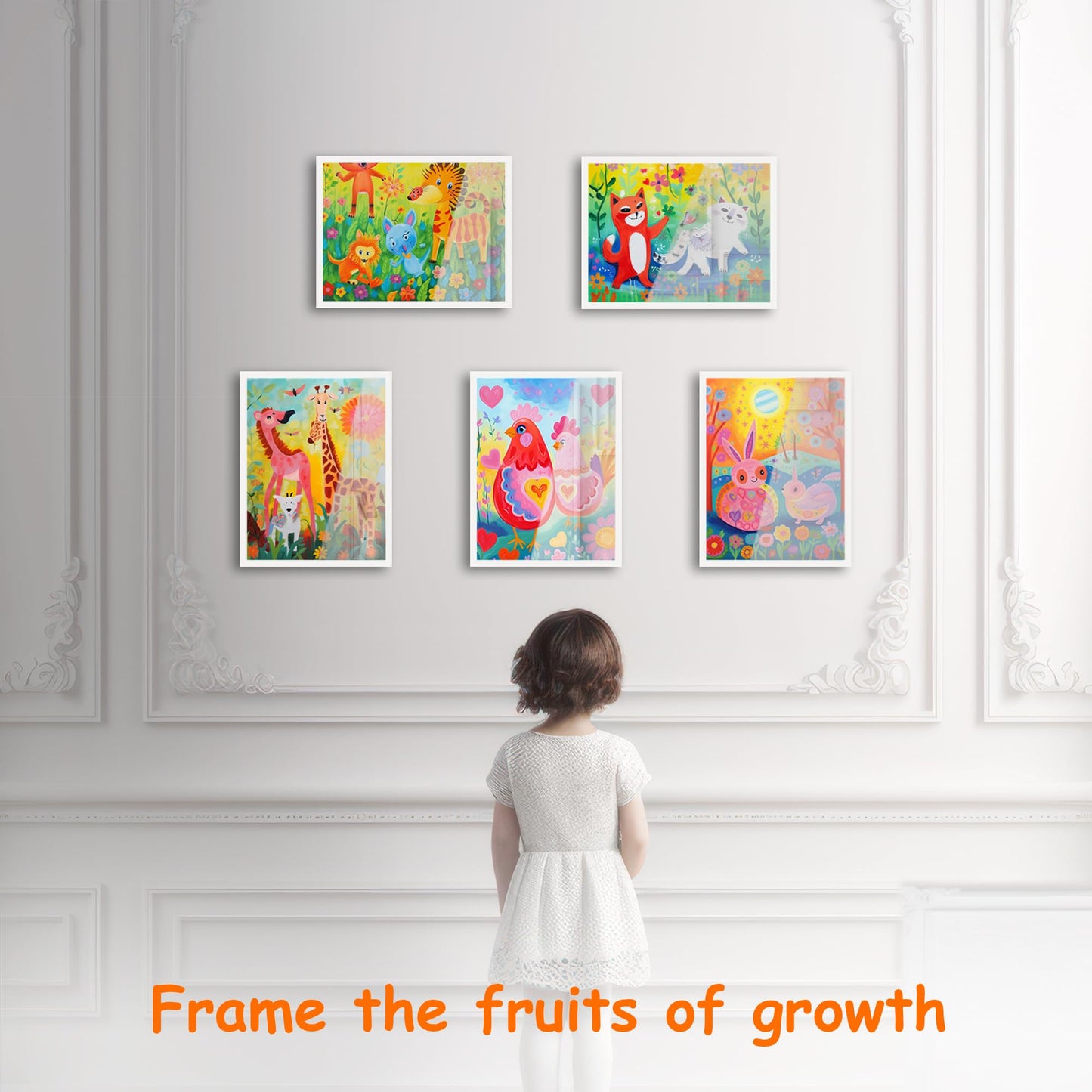 cratth [2-Pack] Kids Artwork Frames Changeable, 8.5 x 11-IN Frames for Kids Artwork, Front Opening Picture Frames, Home Decor, Up to 150 Pcs of Children Art Frame, Craft Storage, Hanging Wall Decor, Art