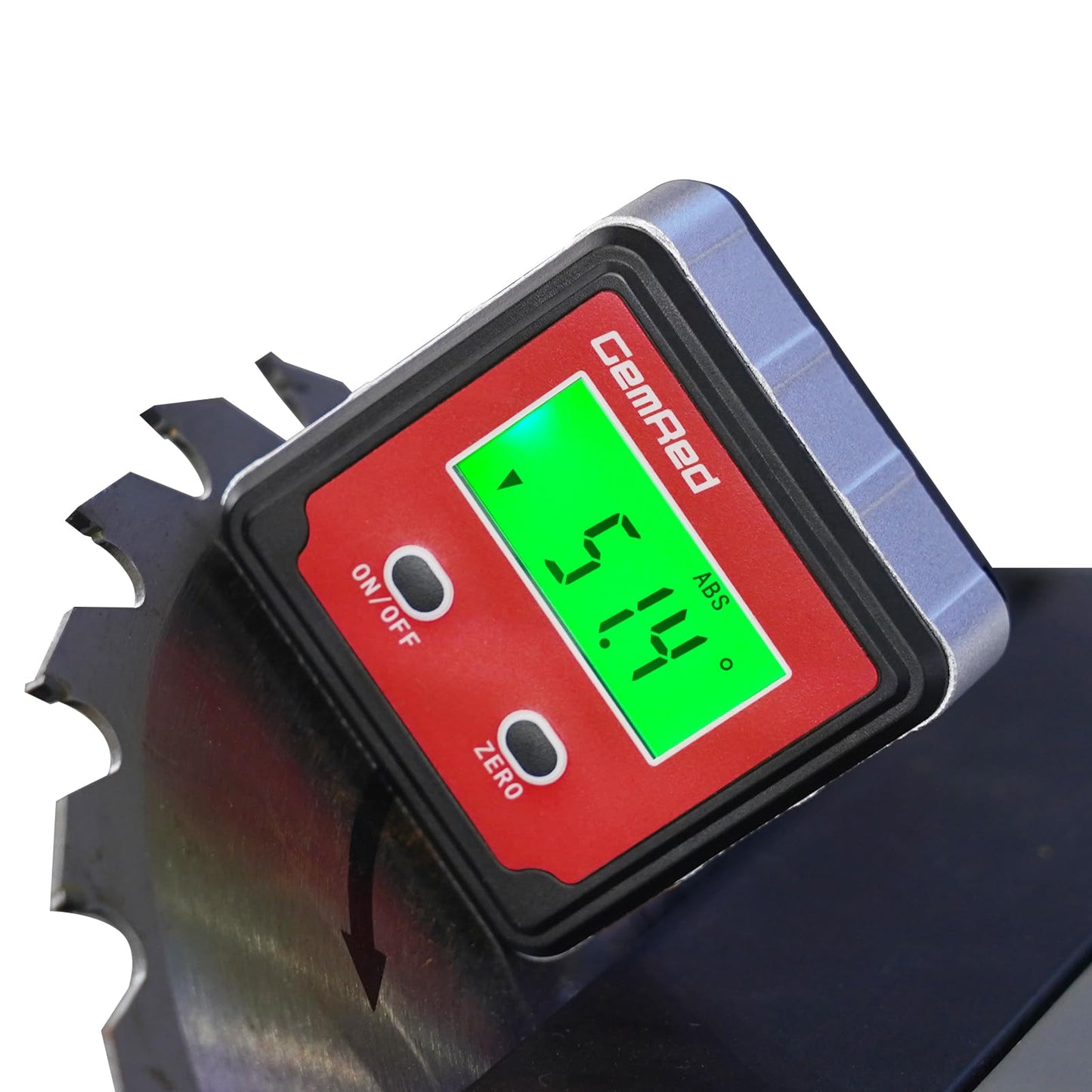 GemRed 82412 Backlight Digital Level Box Protractor Angle Finder Level Gauge Bevel Gage Inclinometer Magnetic Base (82412 Angle Gauge)