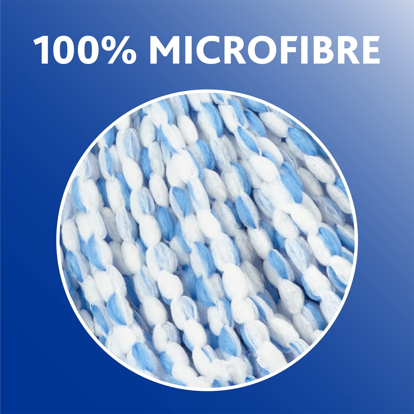 Vileda SuperMop and Bucket Set with 1 Extra Refill | Extendable Handle | Made of 100% Microfibre | Machine Washable Mop Head